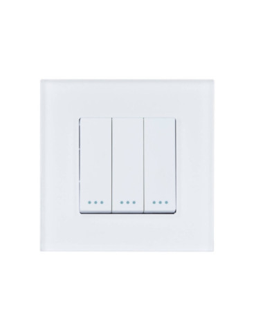 Interrupteur Triple avec Cadre PC Modern