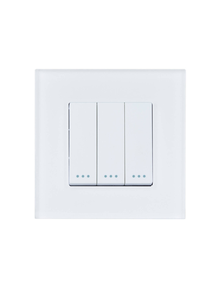 Interrupteur Triple avec Cadre PC Modern
