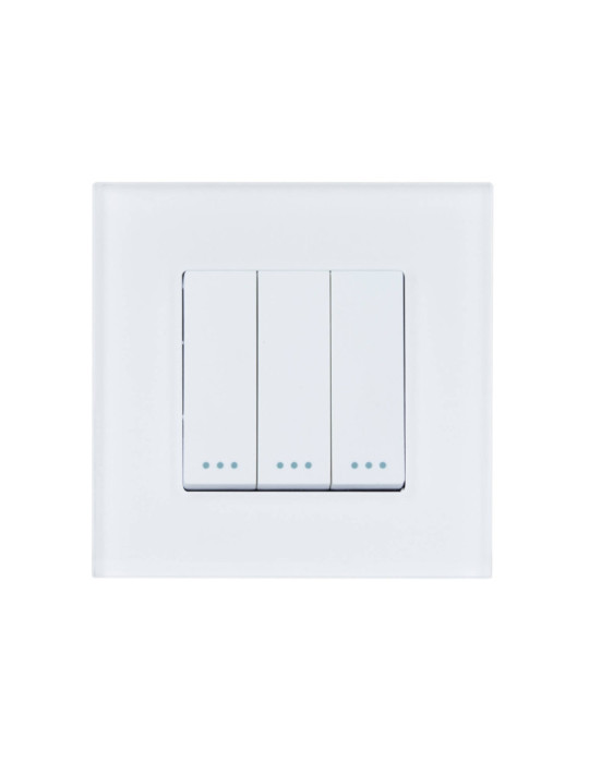 Interrupteur Triple avec Cadre PC Modern