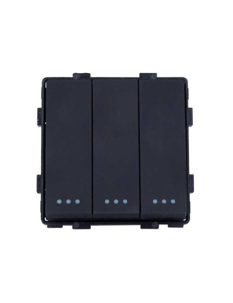 Interrupteur Triple avec Cadre PC Modern