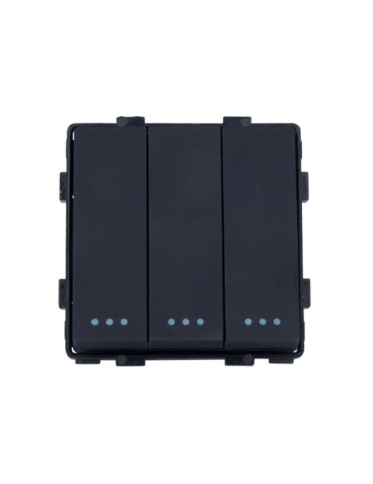 Interrupteur Triple avec Cadre PC Modern