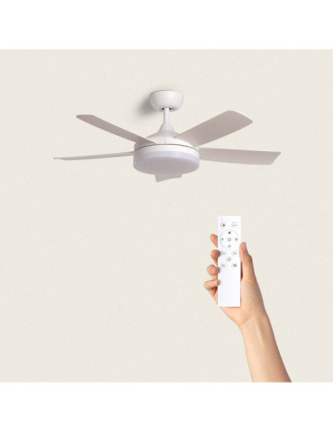 Ventilateur de Plafond Silencieux Patroclo Blanc 106cm Motor DC