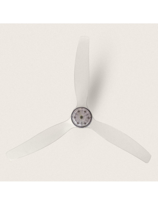 Ventilateur de Plafond Silencieux Angistri Blanc 132cm Motor DC