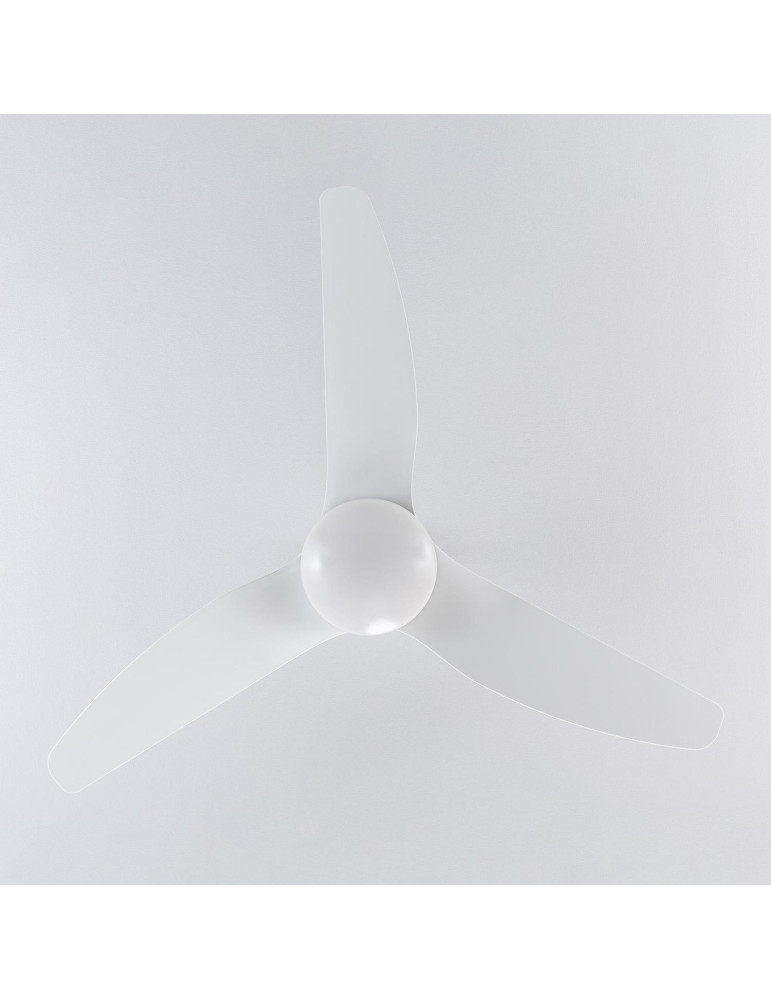 Ventilateur de Plafond Silencieux Woolworth Blanc 127cm Moteur DC
