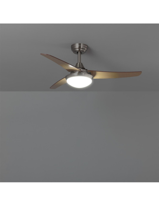 Ventilateur de Plafond Silencieux Neil Bois 107cm Moteur DC WiFi