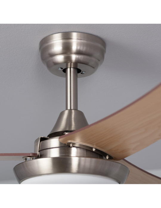 Ventilateur de Plafond Silencieux Neil Bois 107cm Moteur DC WiFi