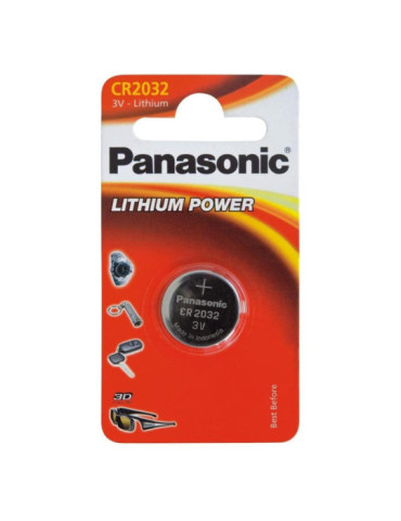 Blister 1 Pile Lithium 3V PANASONIC CR-2032EL/1B