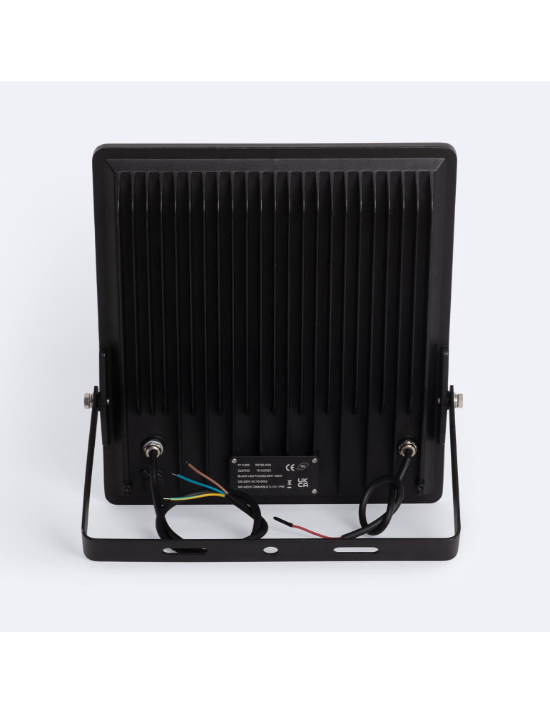 Projecteur LED 200W Dimmable 0-10V 170 lm/W IP65 ELEGANCE Slim PRO Noir