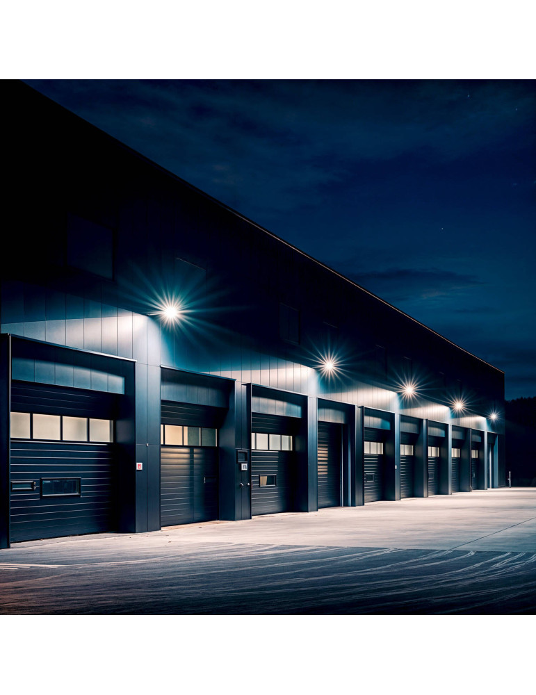 Projecteur LED 200W Dimmable 0-10V 170 lm/W IP65 ELEGANCE Slim PRO Noir