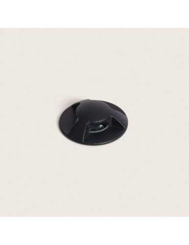 Balise Extérieure LED 1W Encastrable au Sol Letso 3L Noire