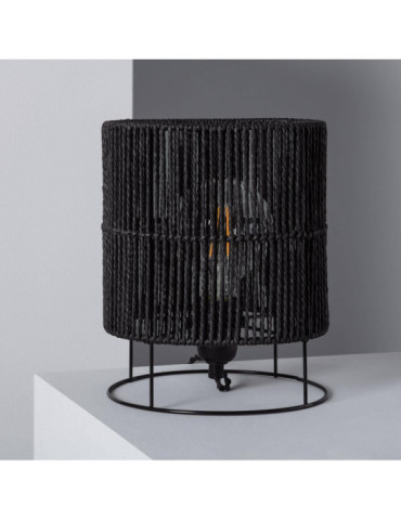 Lampe à Poser Papier Tressé Khalo