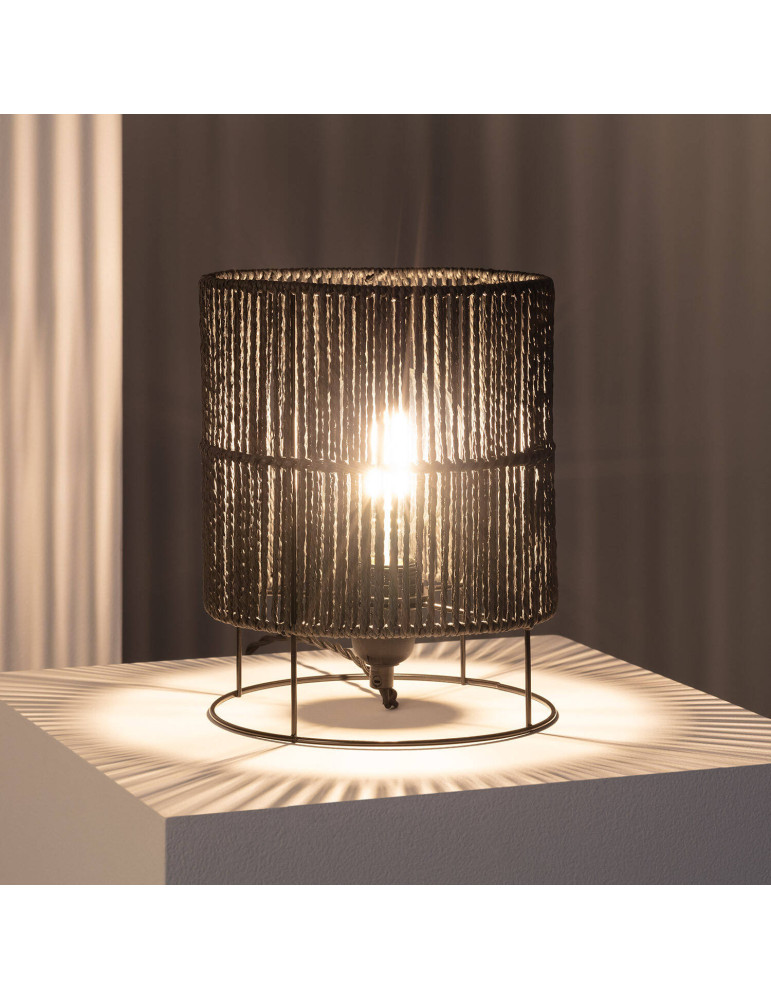 Lampe à Poser Papier Tressé Khalo