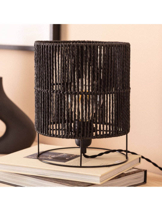 Lampe à Poser Papier Tressé Khalo