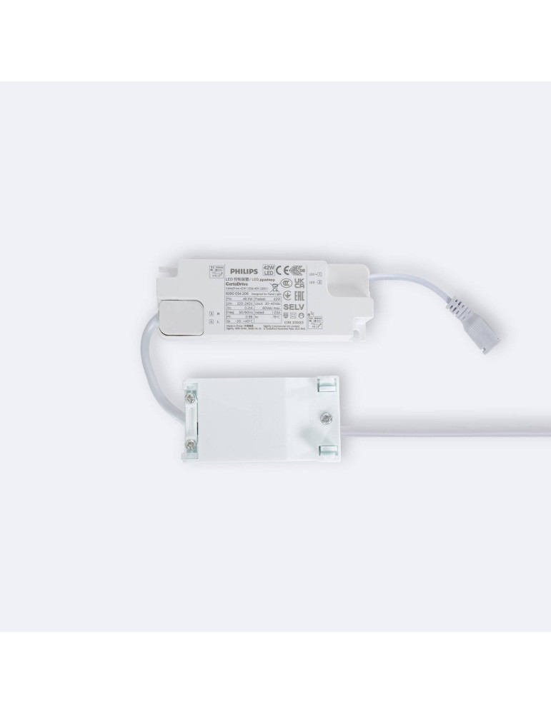 Panneau LED 120x30 cm 40W 4000lm avec boîtier de connexion rapide et câble de sécurité