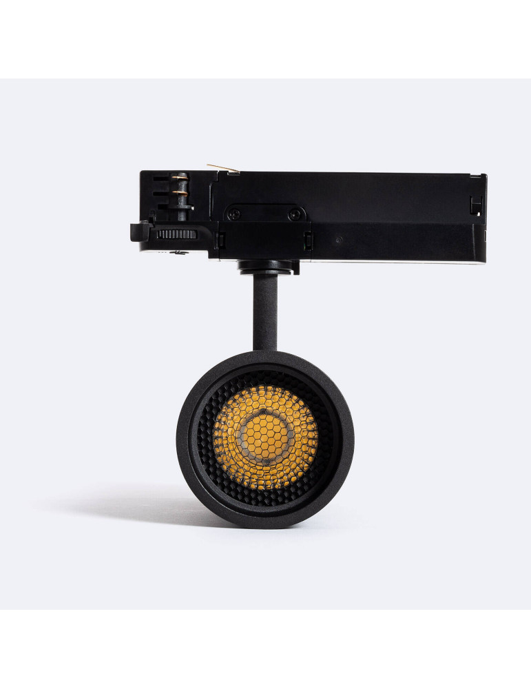 Spot LED Fasano Anti-éblouissement 30W CCT pour Rail Triphasé Dimmable Noir