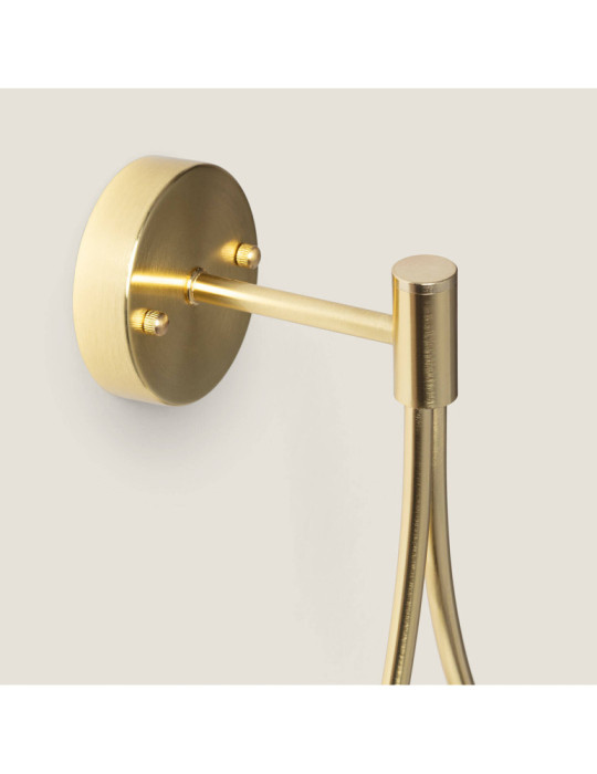 Lampe Murale Métal et Verre Moonlight