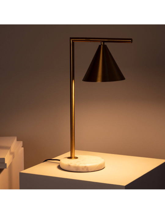 Lampe à Poser Marbre et Métal Tinos