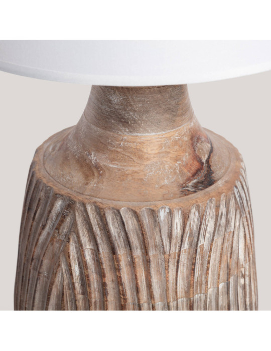 Lampe à Poser Bois Tanmay ILUZZIA