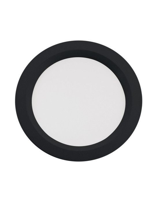 Downlight LED 24W Rond SAMSUNG Aero 130 lm/W 4000K LIFUD Coupe Ø 200 mm Noir