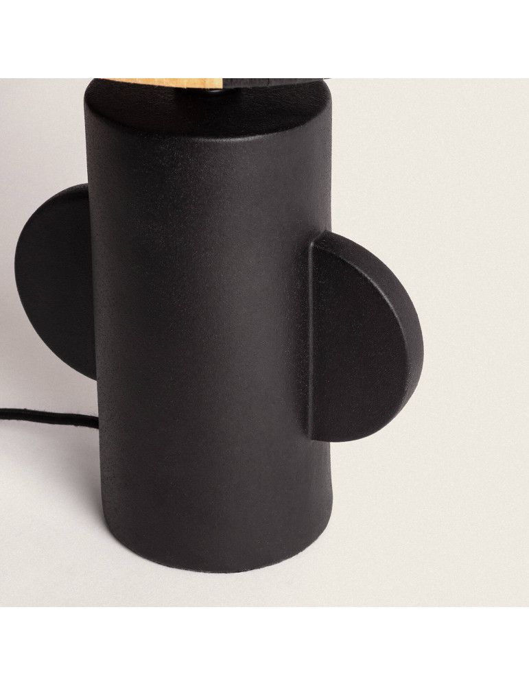 Lampe à Poser Céramique et Raphia Tyler