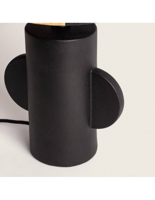 Lampe à Poser Céramique et Raphia Tyler