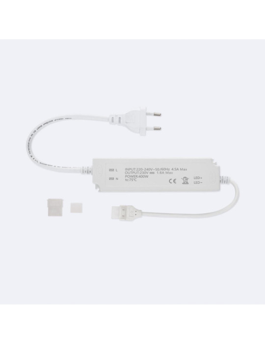 Driver No Flicker pour Rubans LED 220V AC SMD Silicone FLEX IP65 Largeur 12mm Driver No Flicker pour Rubans LED 220V AC SMD Silicone FLEX IP65 Largeur 12mm