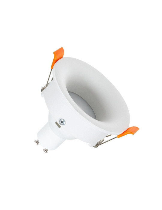Collerette Downlight Ronde Lumière indirecte Blanche pour Ampoule LED GU10/GU5.3 Coupe Ø 70mm Collerette Downlight Ronde Lumière indirecte Blanche pour Ampoule LED GU10/GU5.3 Coupe Ø 70mm