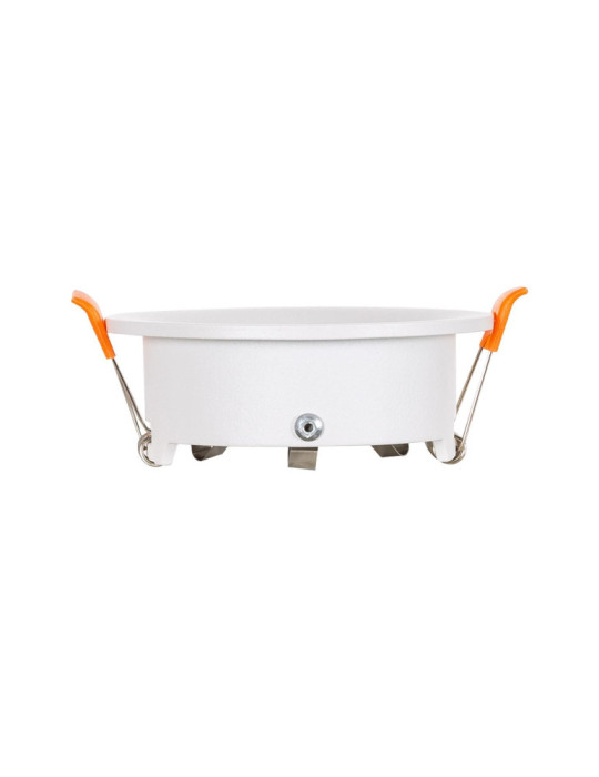 Collerette Downlight Ronde Lumière indirecte Blanche pour Ampoule LED GU10/GU5.3 Coupe Ø 70mm