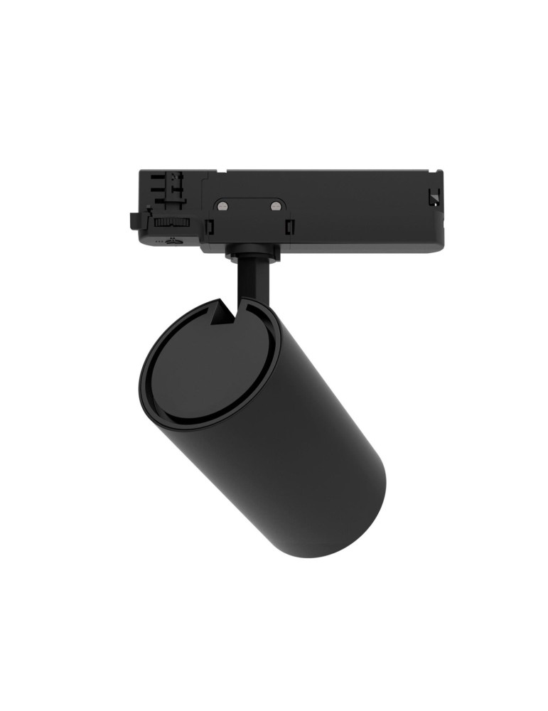 Spot LED sur Rail Triphasé 40W Dimmable Fasano CCT Noir
