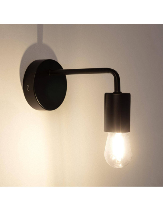 Lampe Murale en Métal Jayso avec Batterie USB Rechargeable