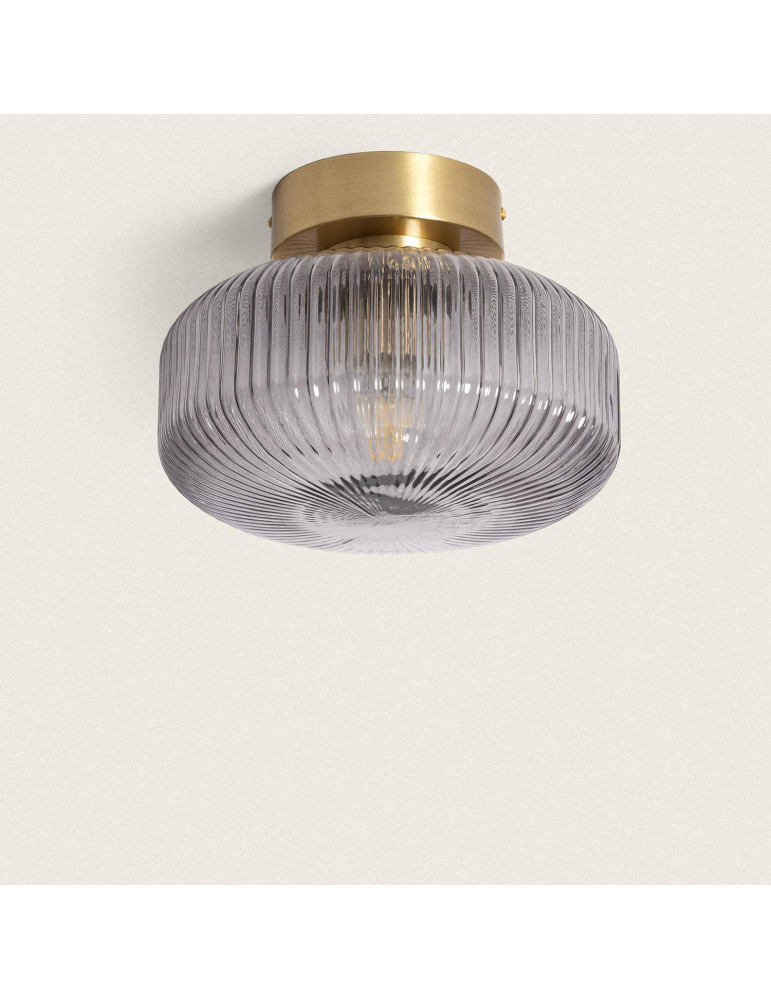 Plafonnier Métal et Verre Windsor Plafonnier Métal et Verre Windsor