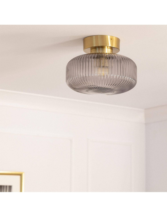 Plafonnier Métal et Verre Windsor