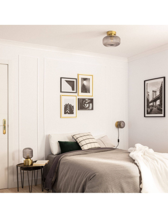 Plafonnier Métal et Verre Windsor