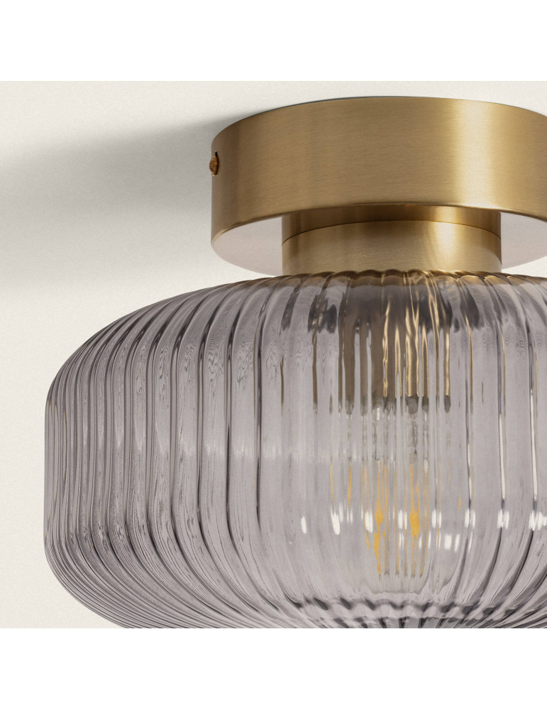 Plafonnier Métal et Verre Windsor