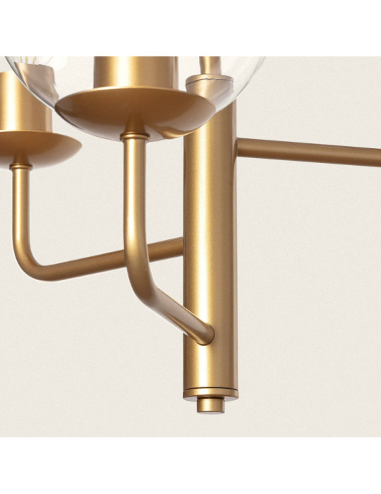 Suspension en métal et verre Tribubble