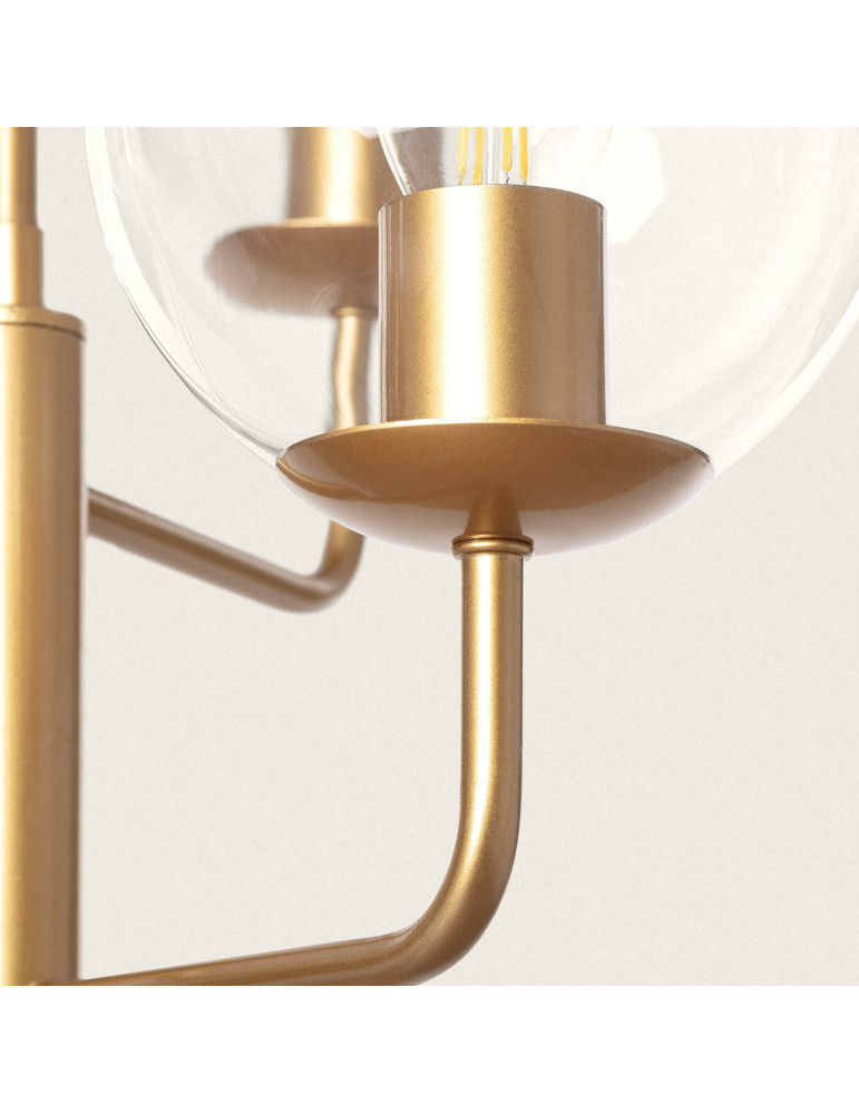 Suspension en métal et verre Tribubble