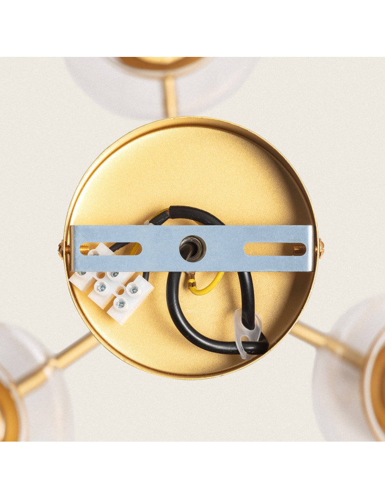 Suspension en métal et verre Tribubble