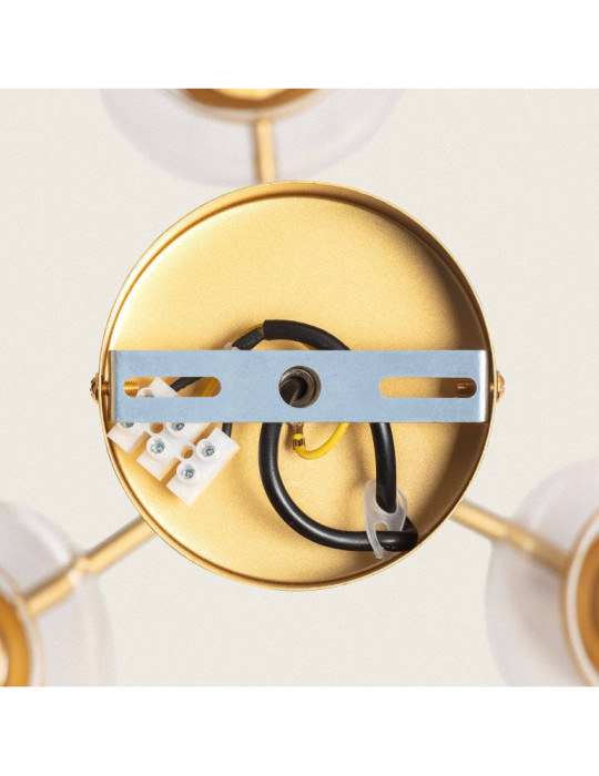 Suspension en métal et verre Tribubble