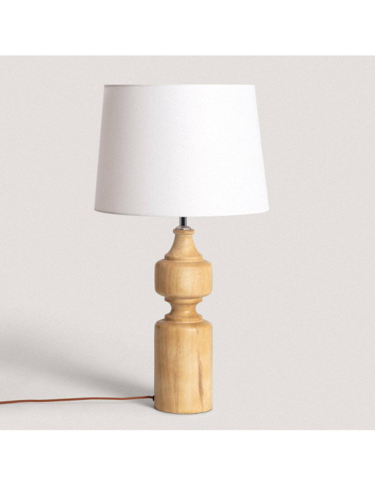 Lampe à Poser en bois Sansa ILUZZIA Lampe à Poser en bois Sansa ILUZZIA