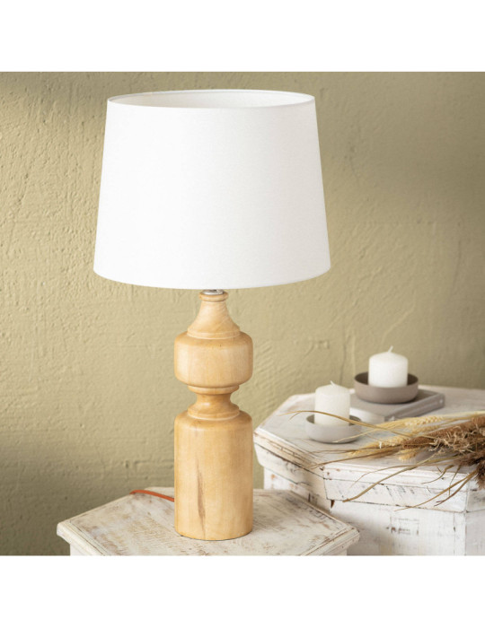 Lampe à Poser en bois Sansa ILUZZIA