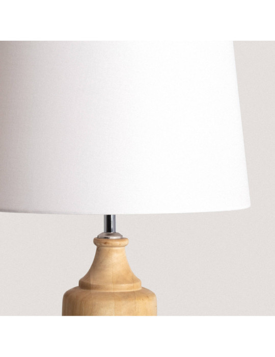 Lampe à Poser en bois Sansa ILUZZIA