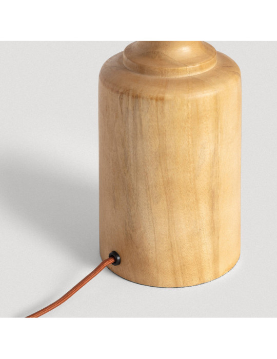 Lampe à Poser en bois Sansa ILUZZIA