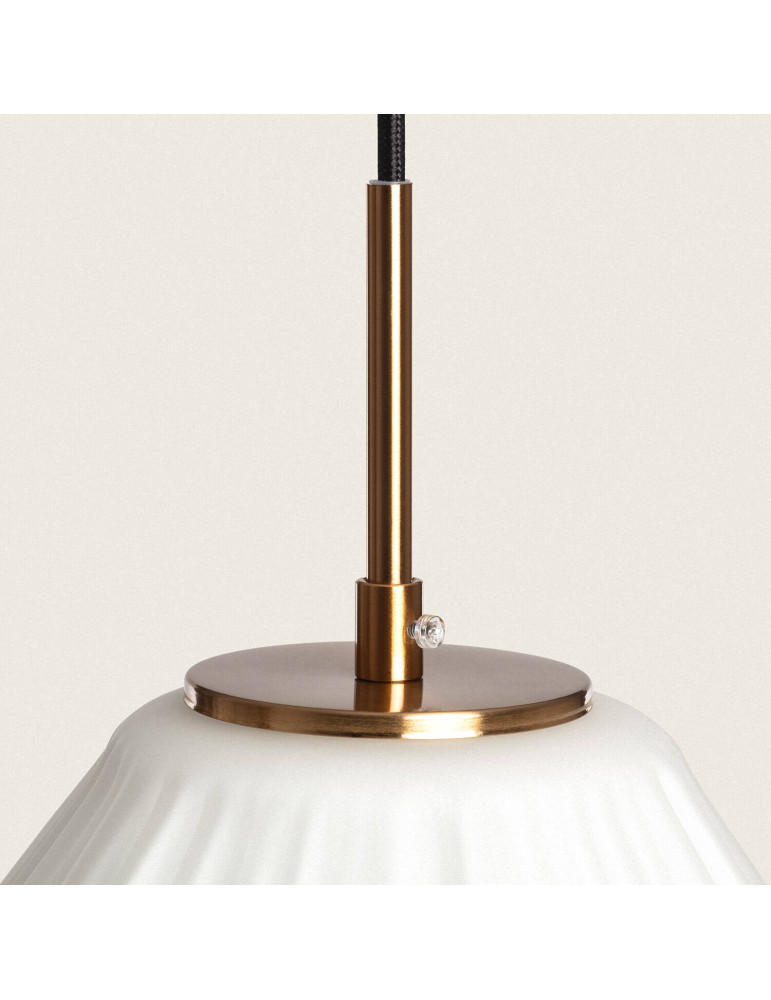 Suspension Métal et Verre Belisa