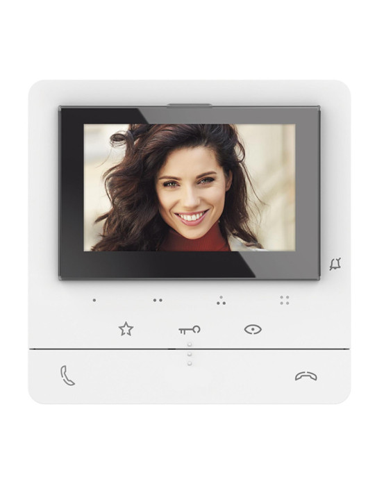 Kit Visiophone 1 Logement 2 fils avec Panneau LINEA 3000 et Moniteur Mains Libres CLASSE 100 BTICINO 364612