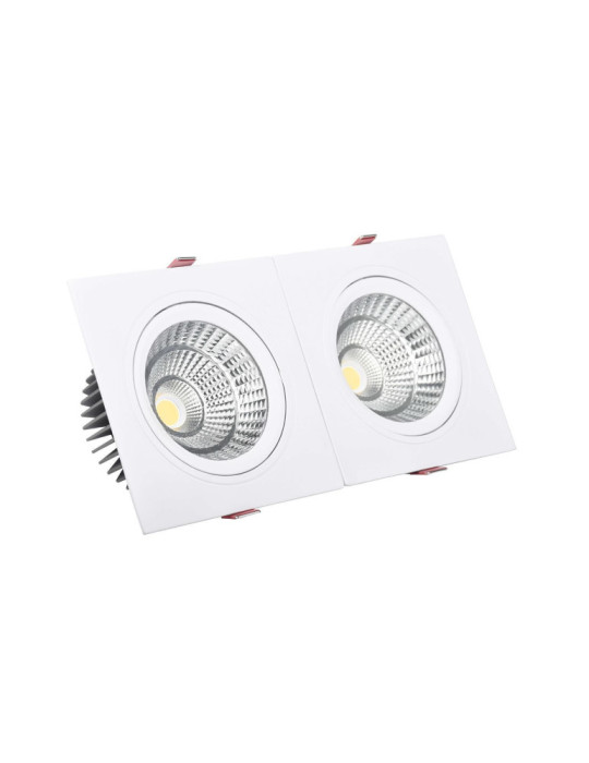 Spot Downlight LED 20W Rectangulaire Madison Coupe 205x90 mm