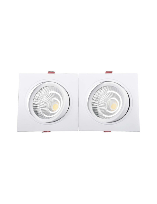 Spot Downlight LED 20W Rectangulaire Madison Coupe 205x90 mm