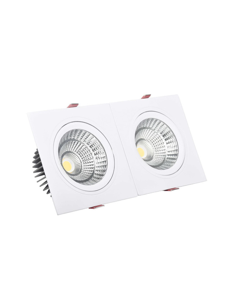 Spot Downlight LED 20W Rectangulaire Madison Coupe 205x90 mm