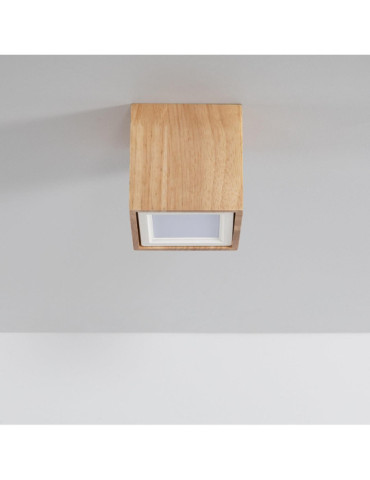 Plafonnier LED Bois 6W Sigurd