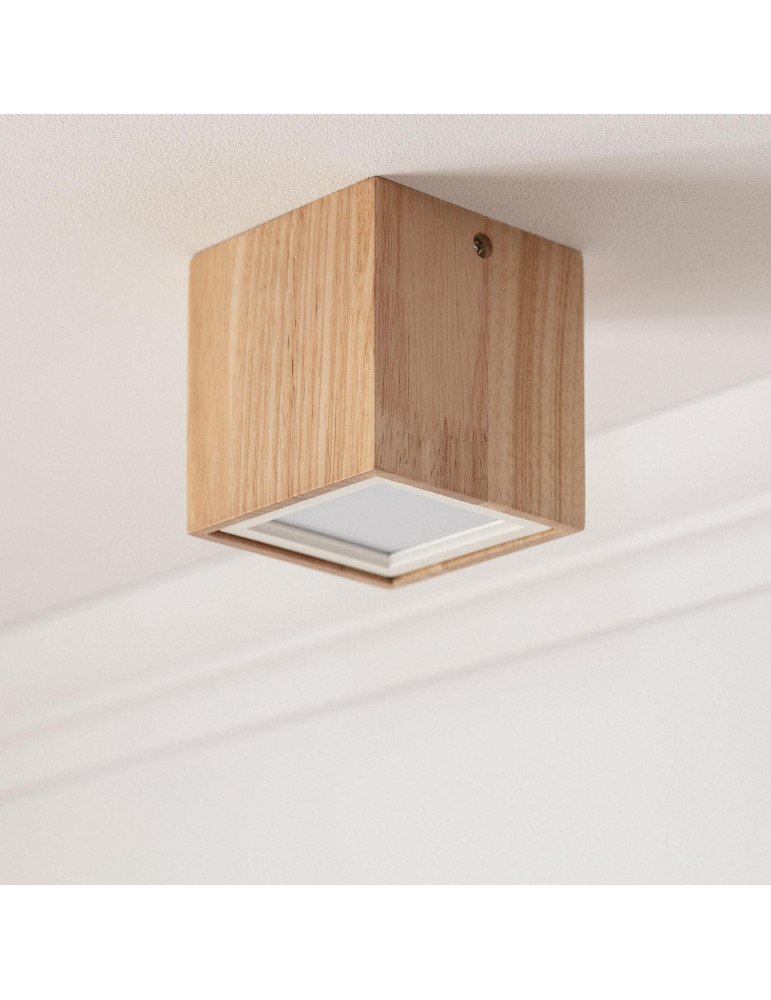 Plafonnier LED Bois 6W Sigurd