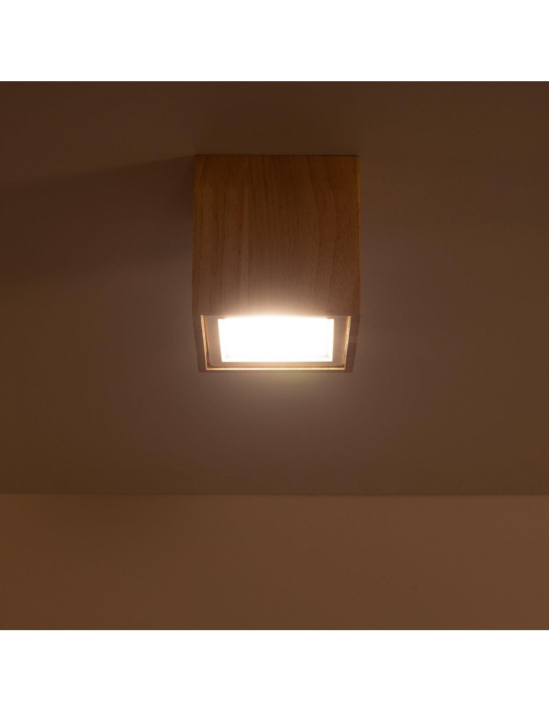 Plafonnier LED Bois 6W Sigurd